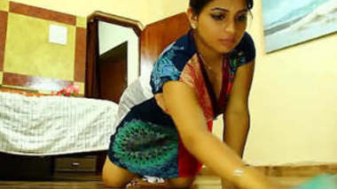 Indian Maid Seduced Softcore