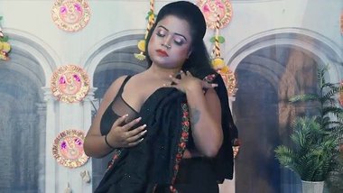 Puja Sharee Fashion naked full video