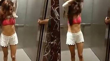 desi model megha stripping to bra panty infront of people
