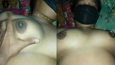Desi GF Huge boob pressed pussy fingured and licked.