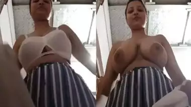 Cute Desi college girl striptease selfie video